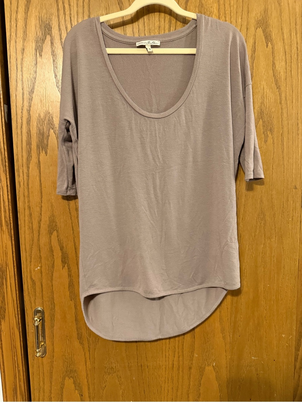 Express Scoop Neck Tank Top - Tan